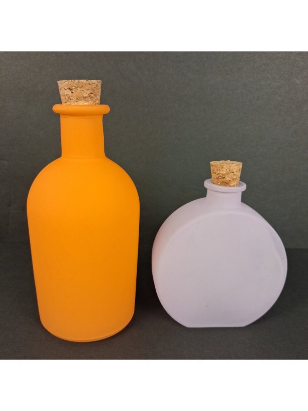 Glass Potion Bottles w/ Cork Werewolf Whiskers & Full Moon Water Orange Lavender - Picture 3 of 10